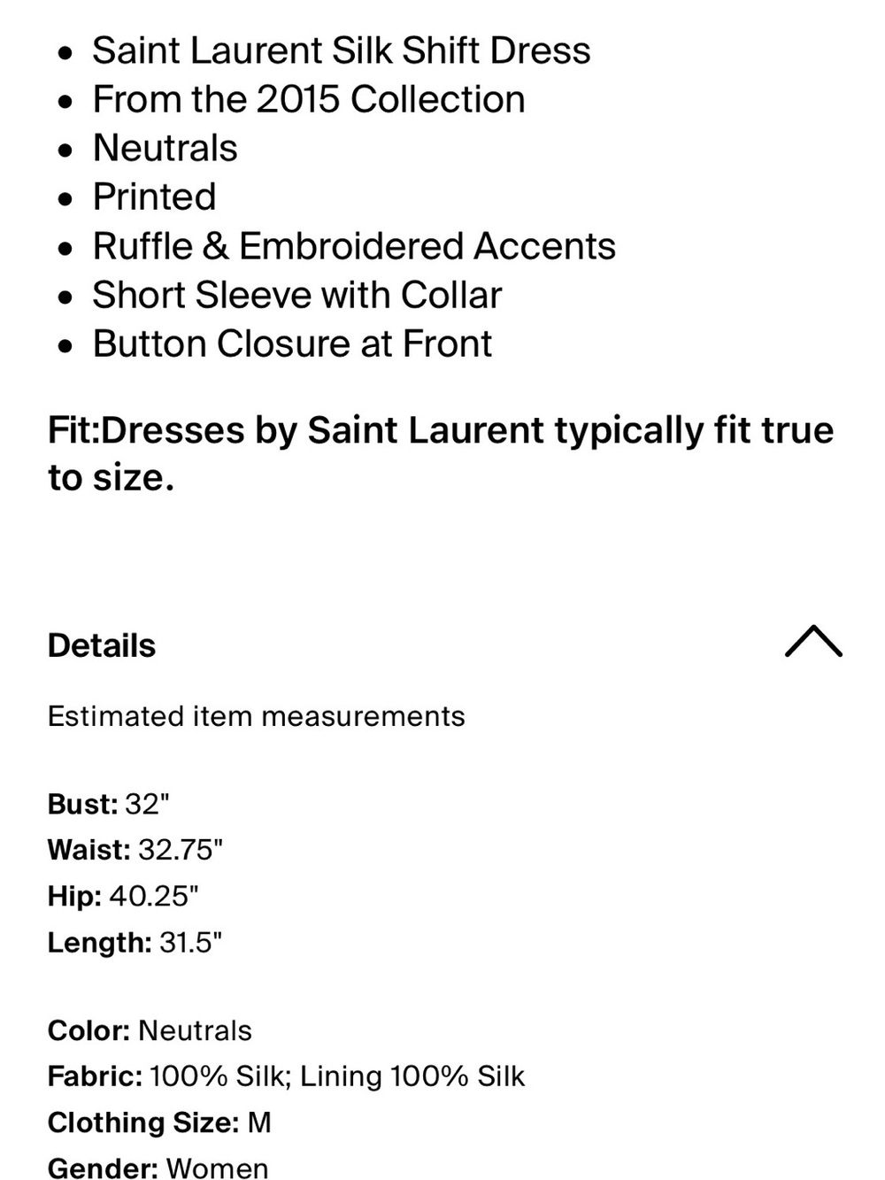 Saint Laurent Spring 2016 White Printed Mini Dress with Black Bow. - Picture 5 of 5